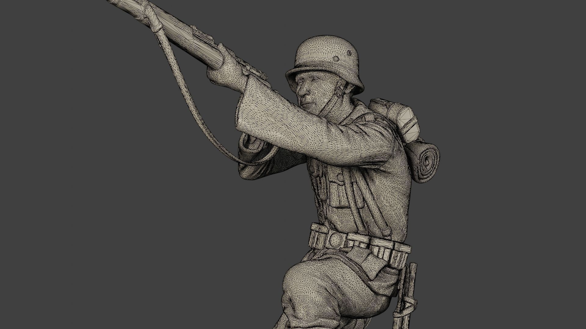 German soldier ww2 Schiessbecher G5 3D print model_12