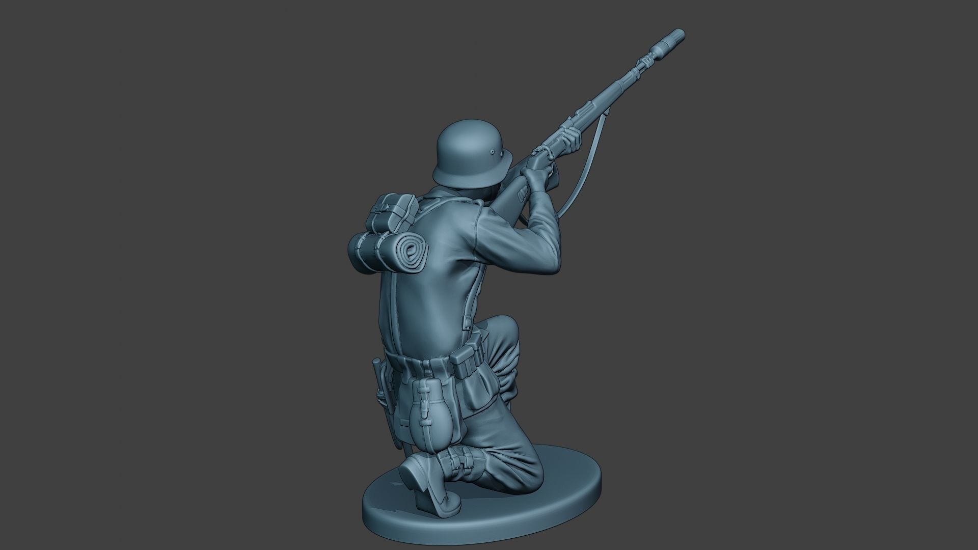 German soldier ww2 Schiessbecher G5 3D print model_7