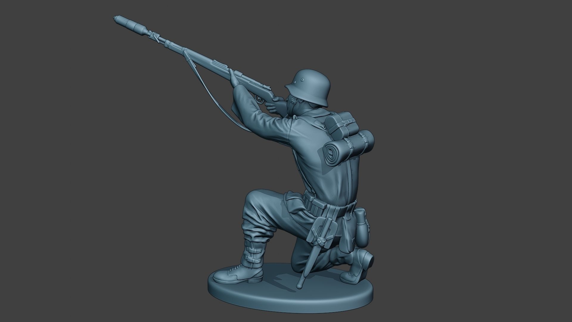 German soldier ww2 Schiessbecher G5 3D print model_4