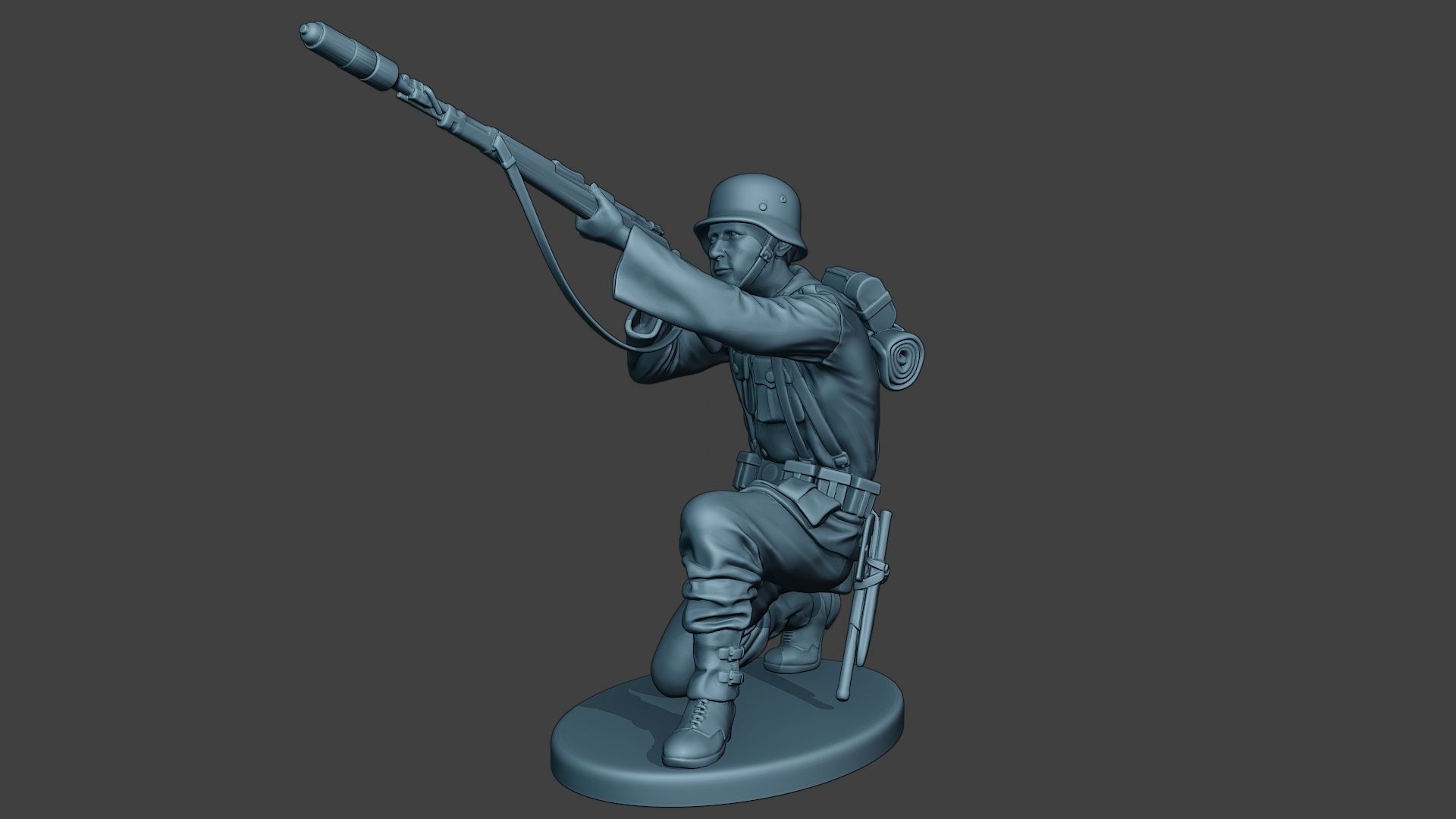 German soldier ww2 Schiessbecher G5 3D print model_2