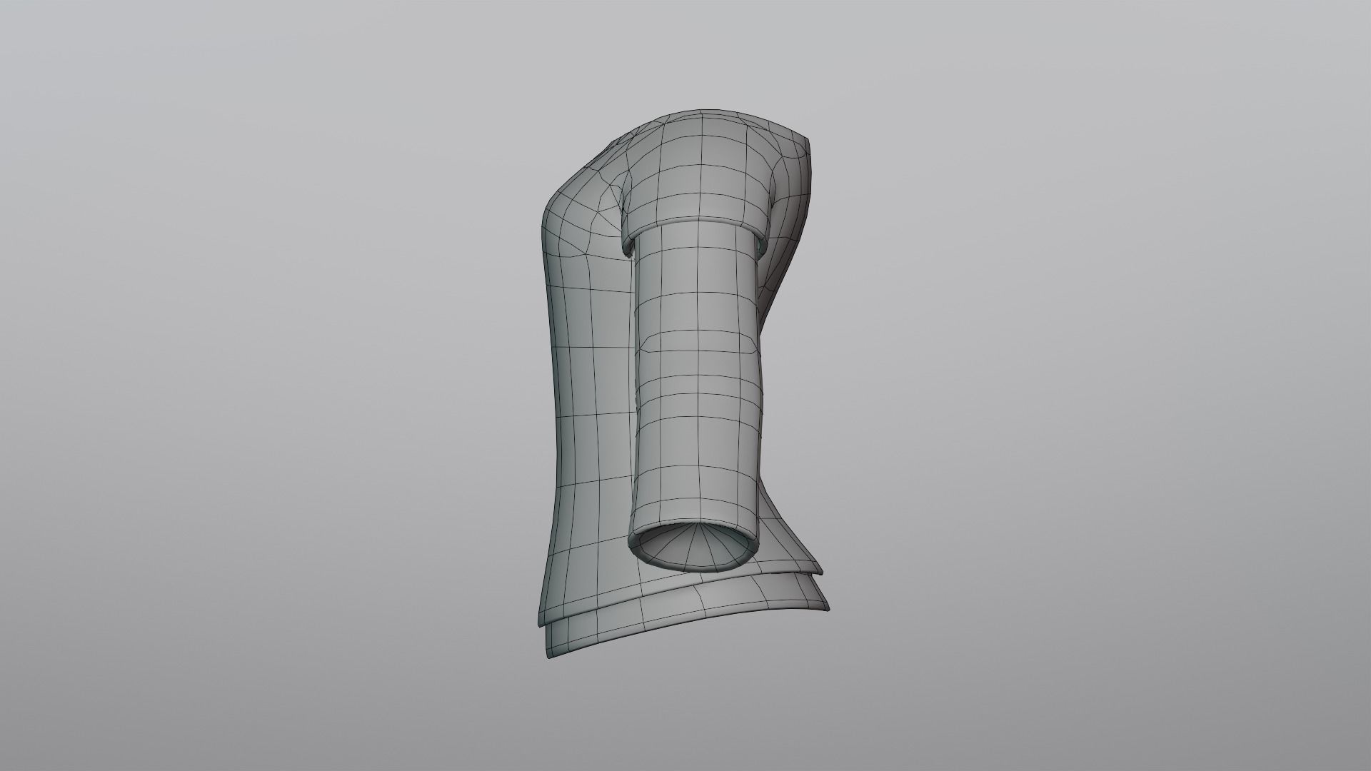 TShirt Brown Flower Girl Low-poly 3D model_19