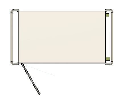 Trolly stainless steel trolley with two shelves 3D model_3