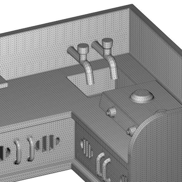 Mini Classic Kitchen 3D print model_4