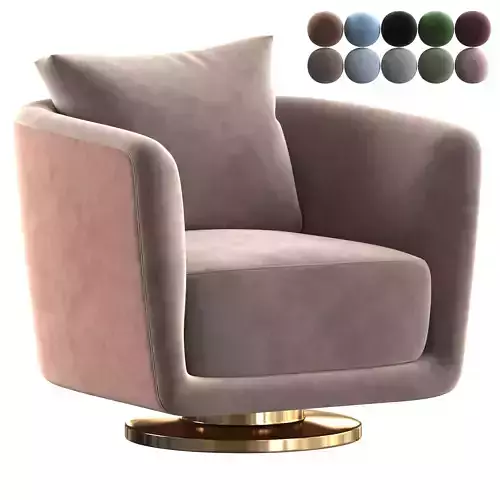 Julie armchair fendi casa 3D model
