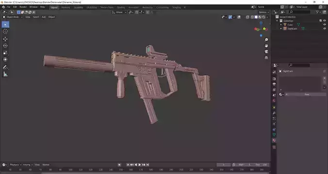 SMG  Kriss Vector  Free 3D model