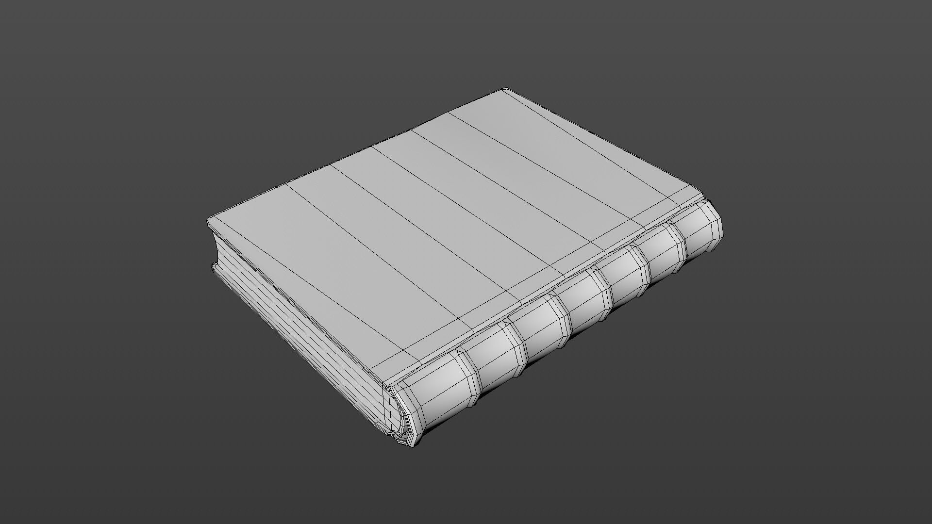 Old book Low-poly 3D model_30