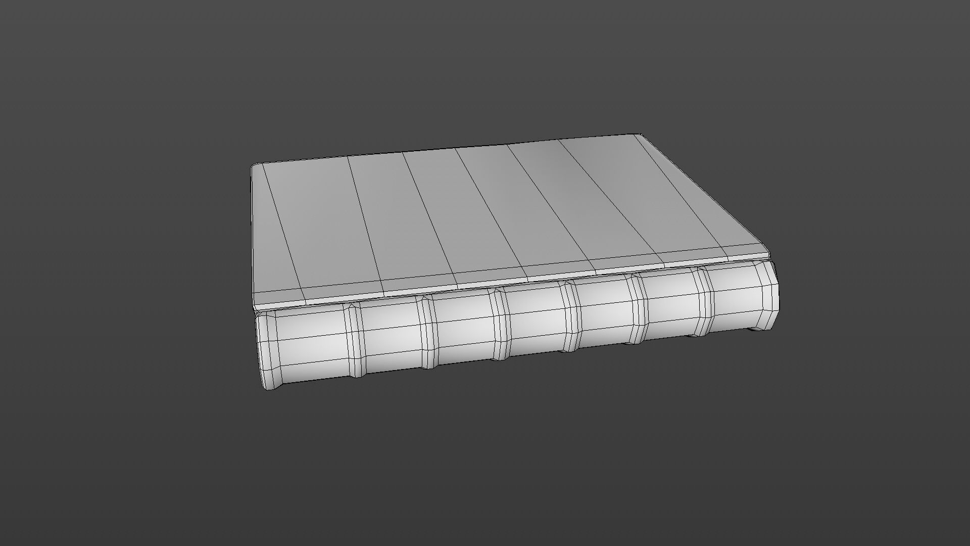 Old book Low-poly 3D model_31