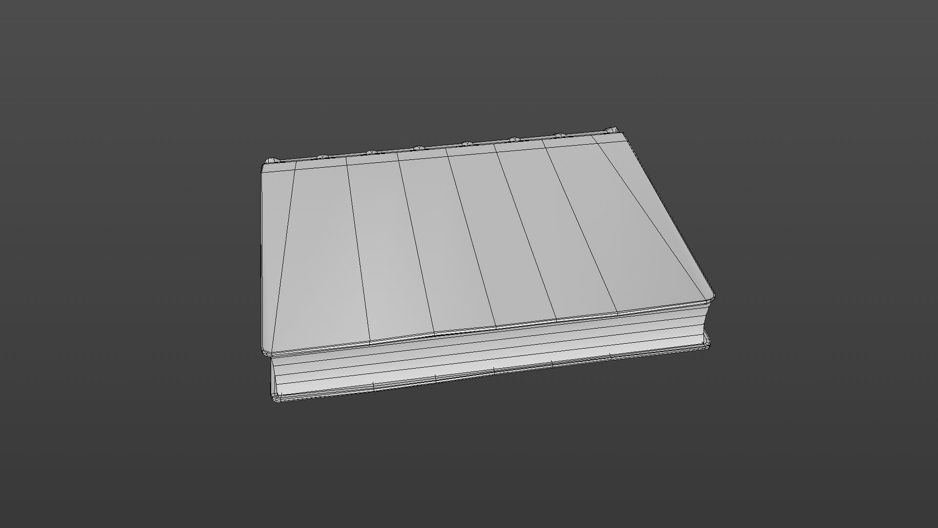 Old book Low-poly 3D model_28