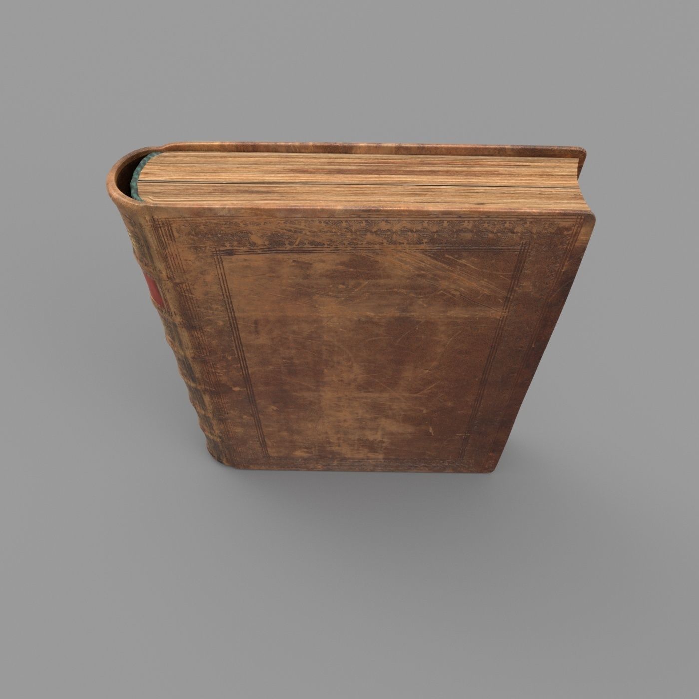 Old book Low-poly 3D model_21