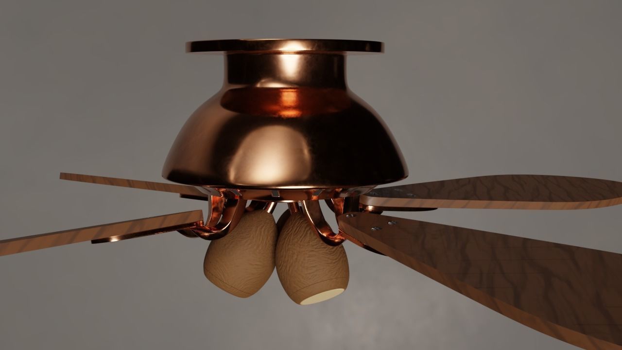 Ceiling Fan 3D model_9
