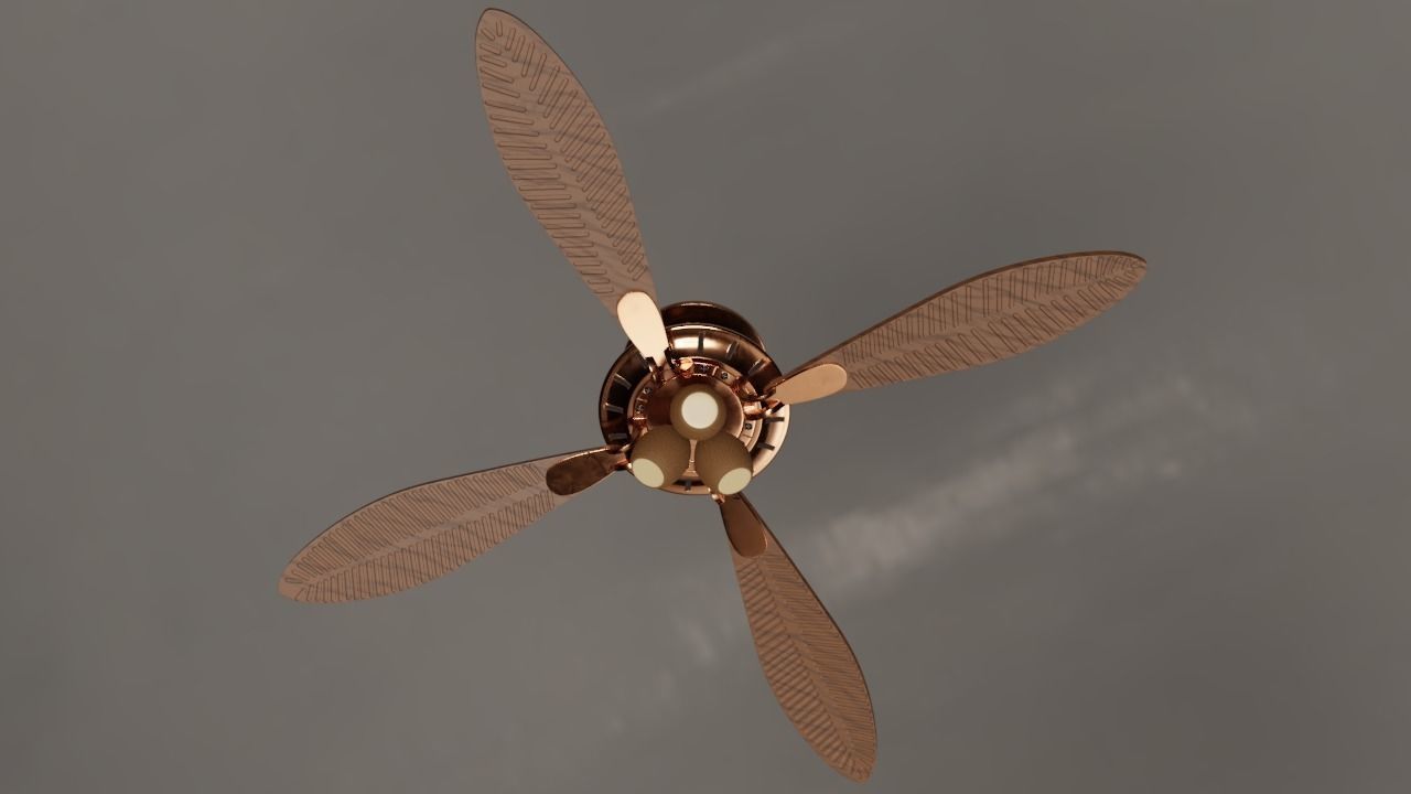 Ceiling Fan 3D model_4