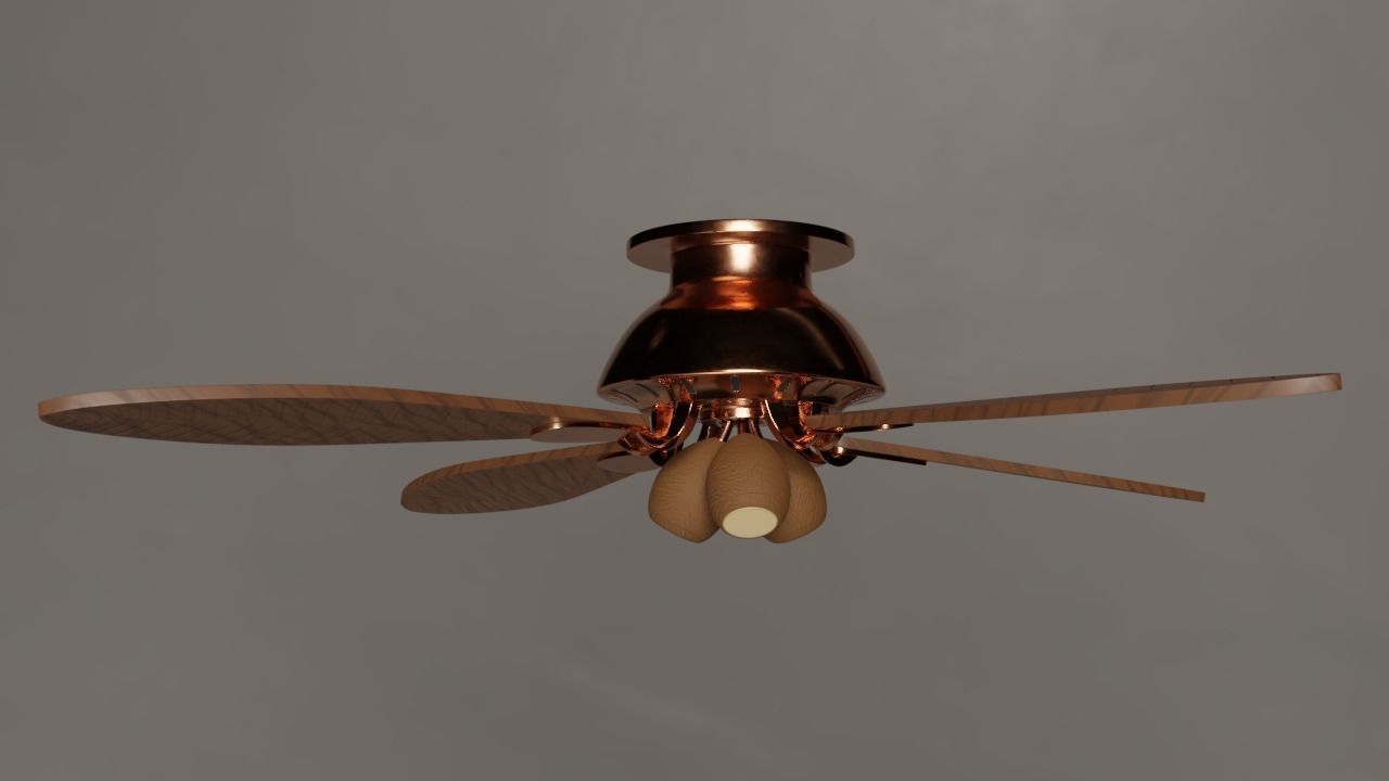 Ceiling Fan 3D model_2