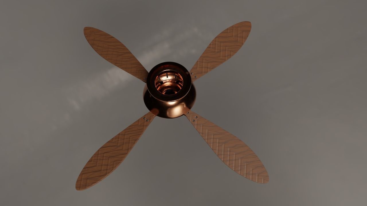 Ceiling Fan 3D model_5