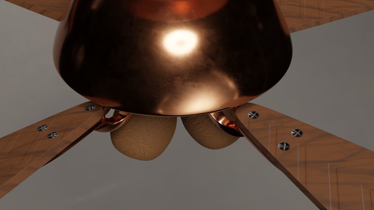 Ceiling Fan 3D model_6