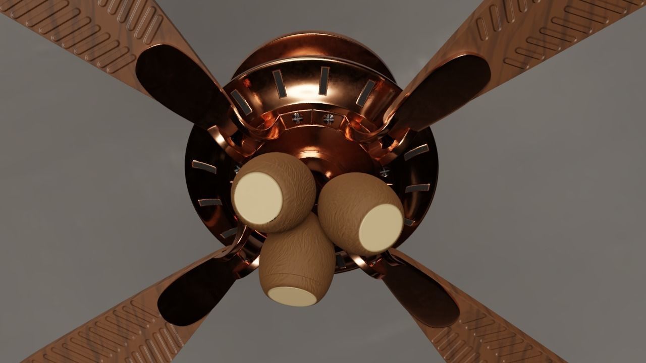 Ceiling Fan 3D model_7