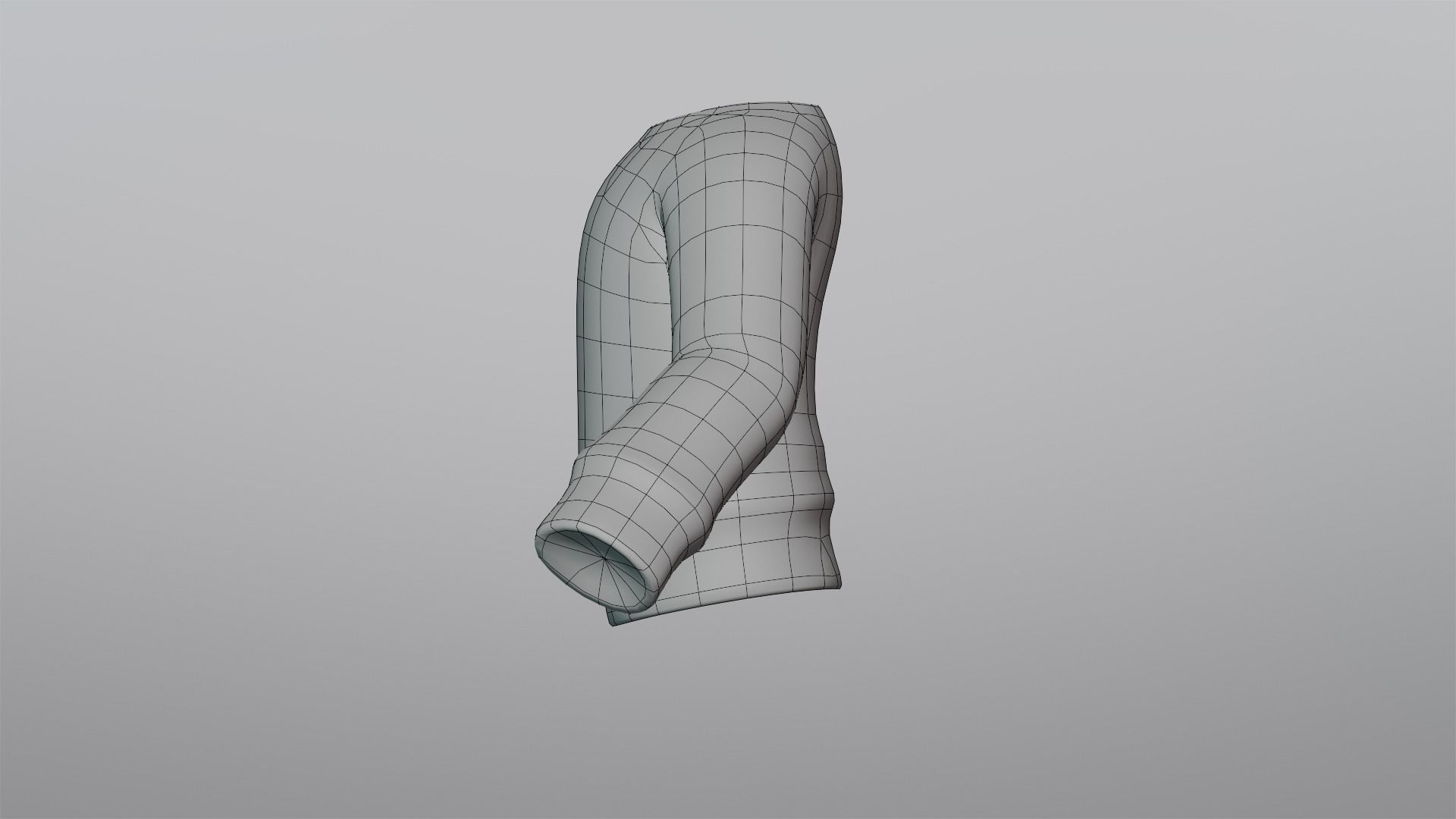 Grey Sweater Low-poly 3D model_19