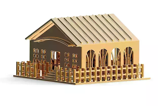 Stylish Elegant Home 3D print model