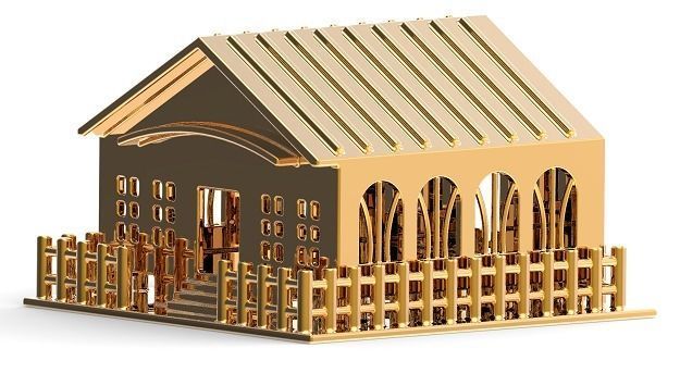 Stylish Elegant Home 3D print model_1