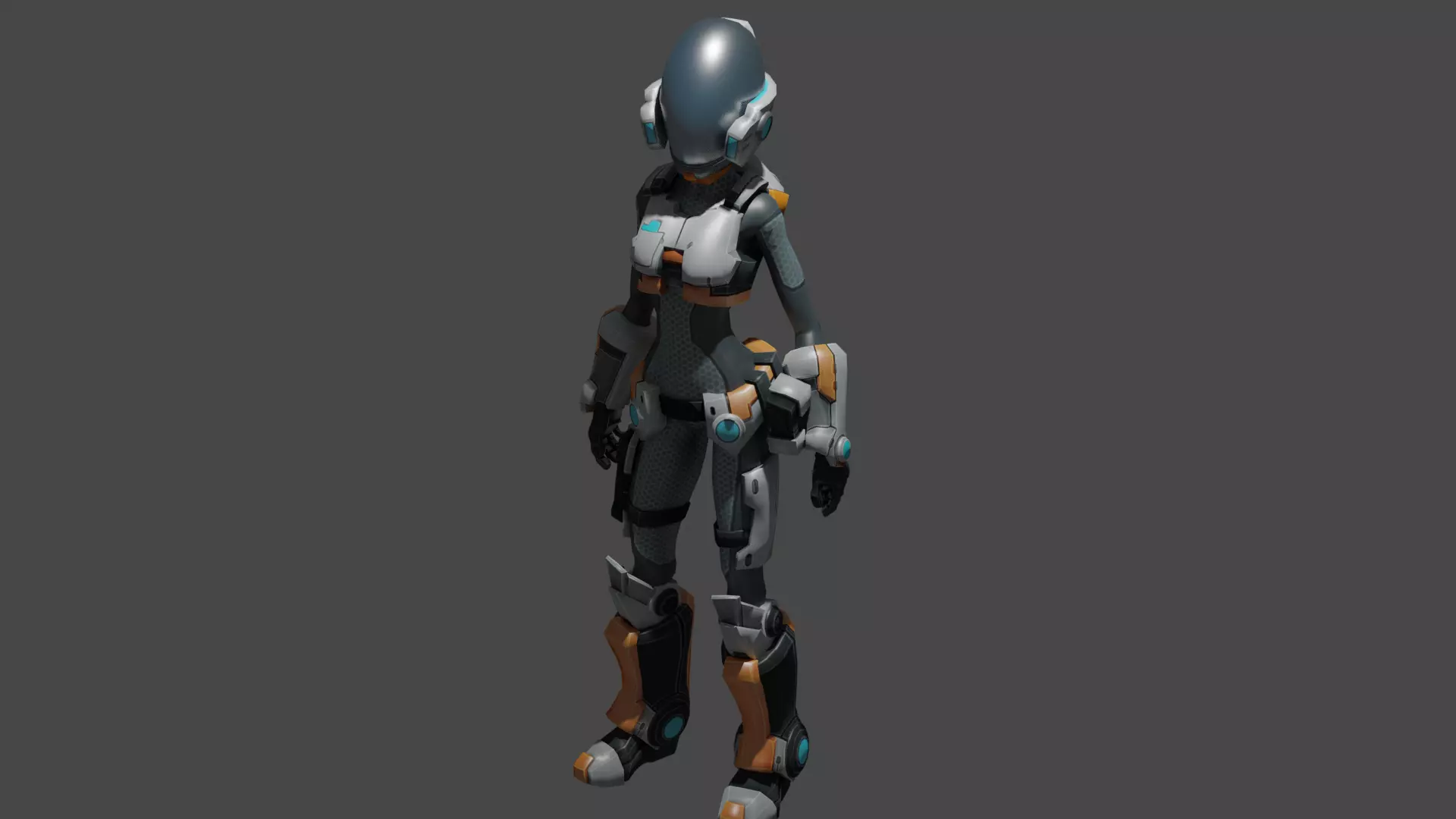 Astro 3d project  Low-poly 3D model_0
