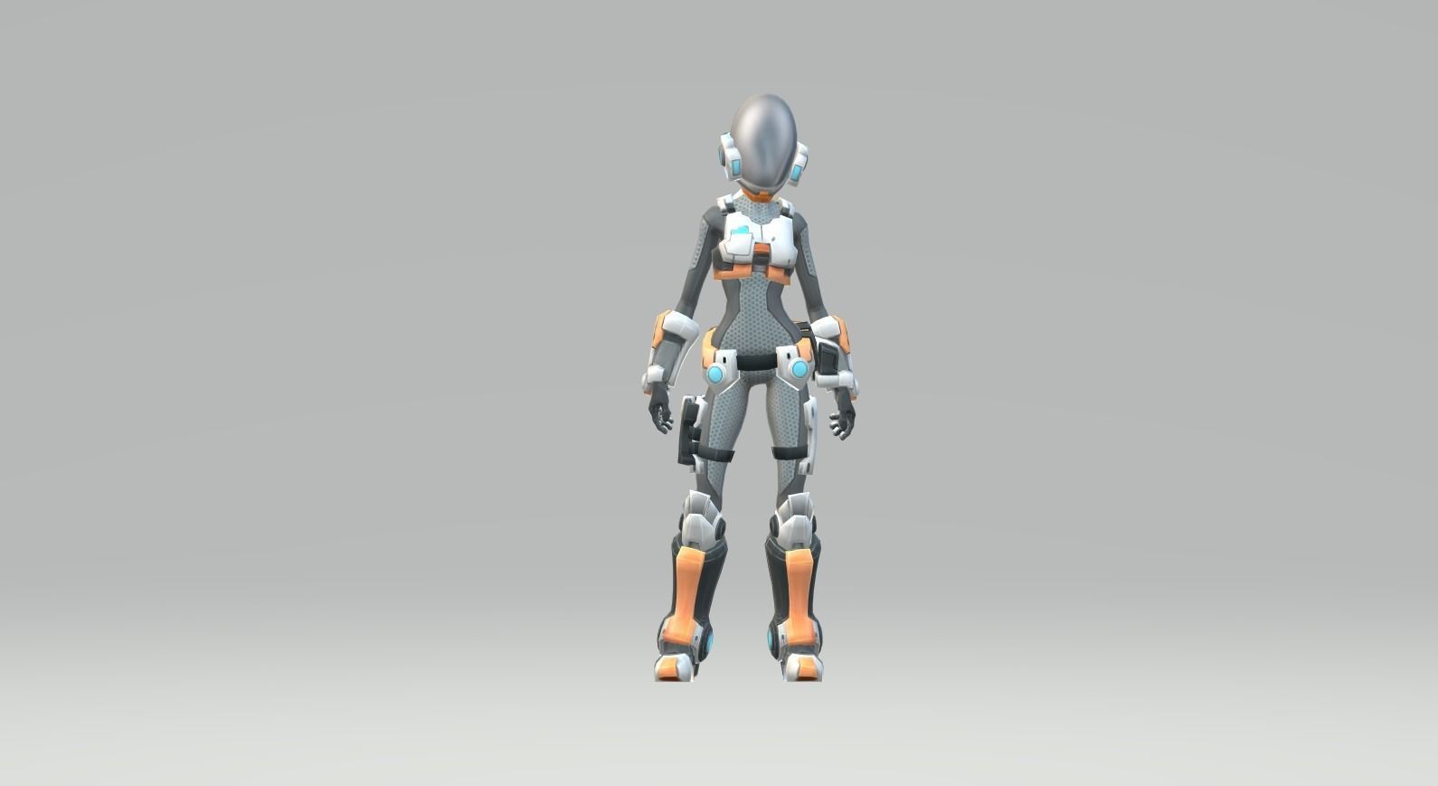 Astro 3d project  Low-poly 3D model_1