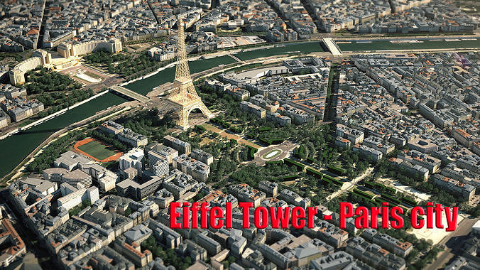 Eiffel Tower Paris  3D model