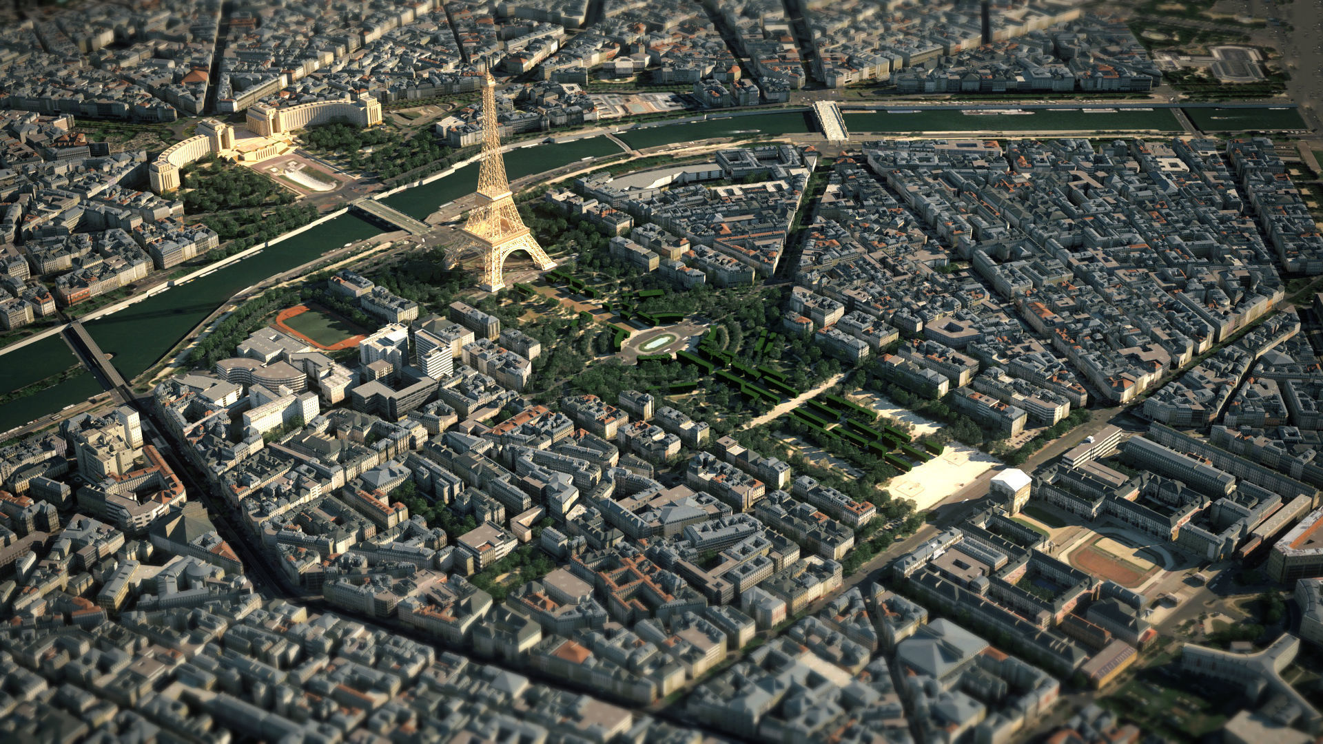 Eiffel Tower Paris  3D model_3