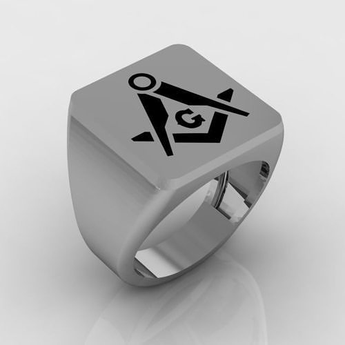 Masonic ring- 88 3D print model