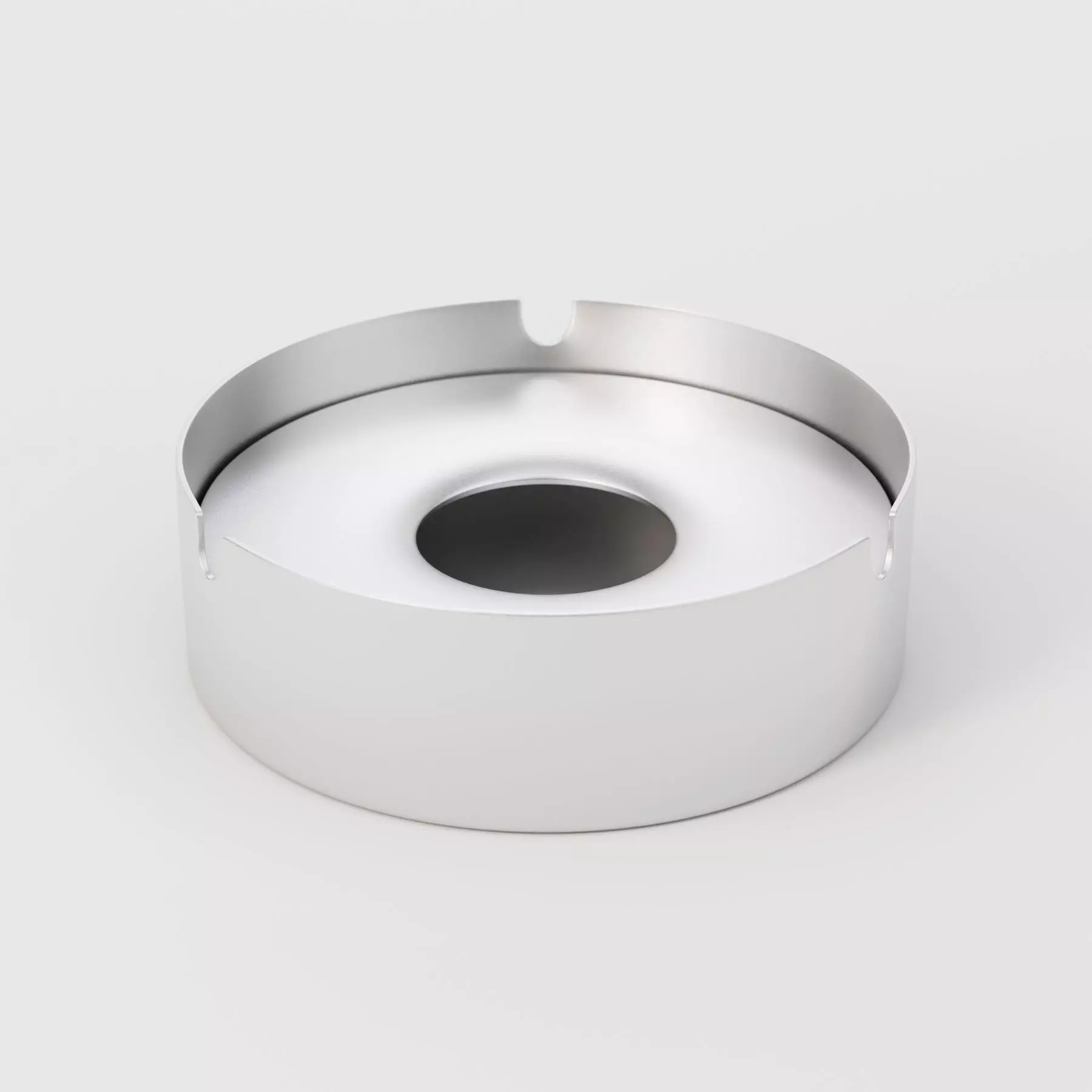 Metal Ashtray 3D model_0
