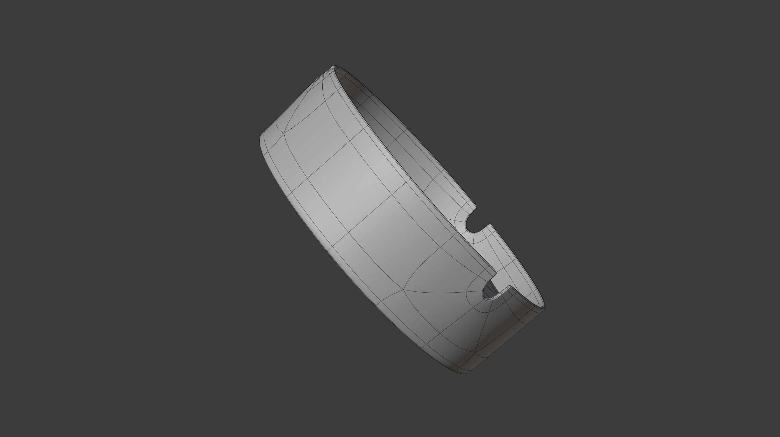 Metal Ashtray 3D model_10