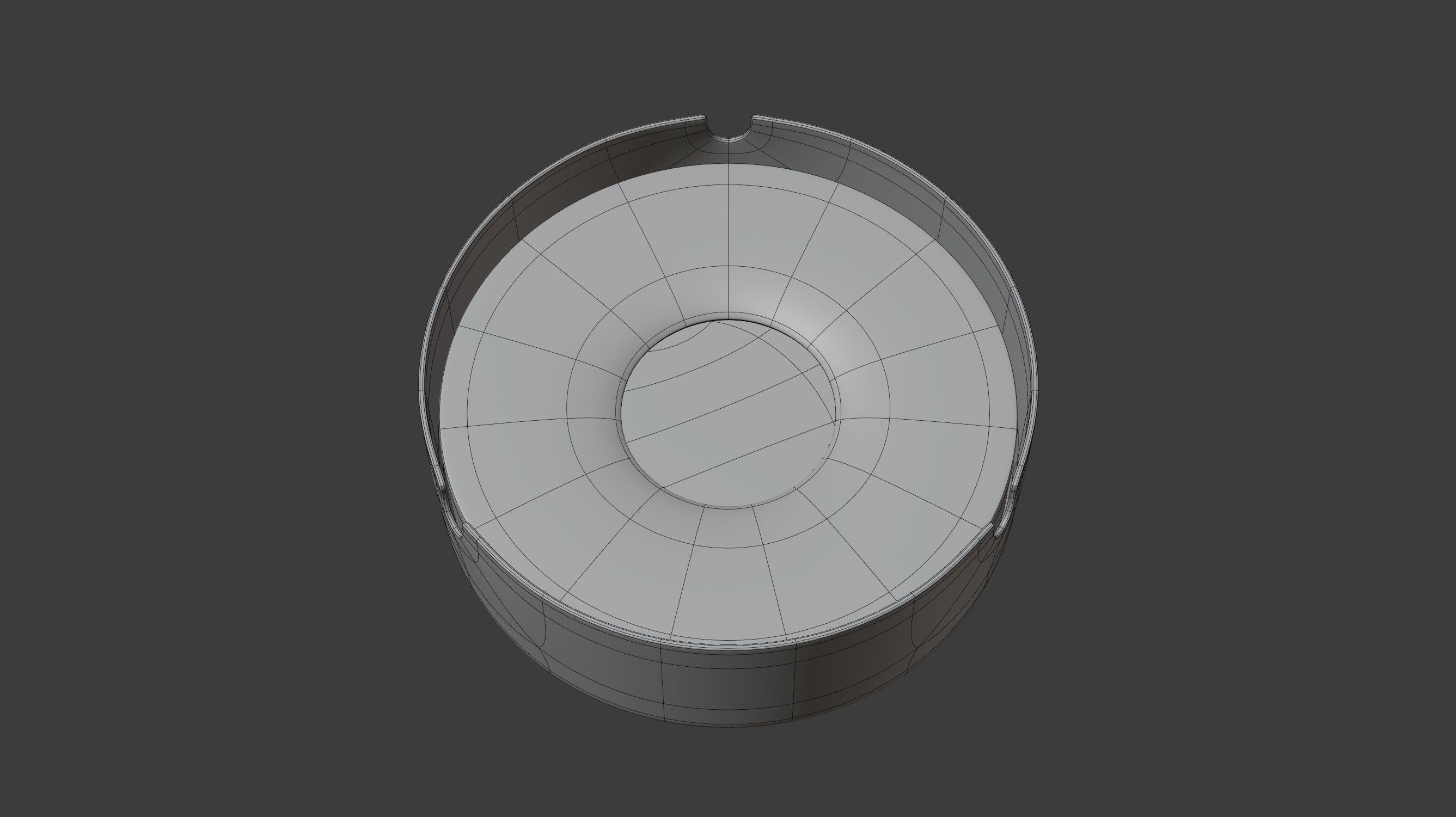 Metal Ashtray 3D model_16