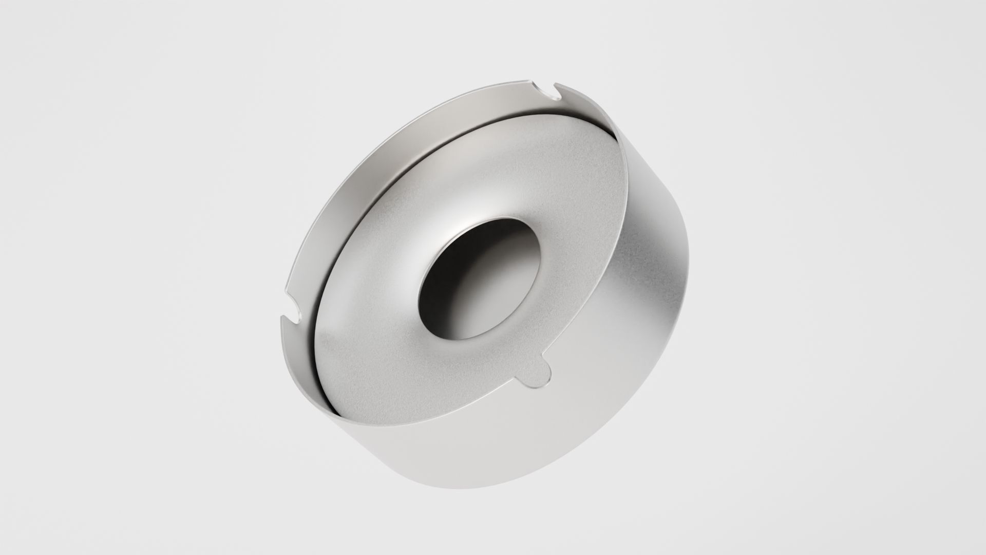 Metal Ashtray 3D model_7