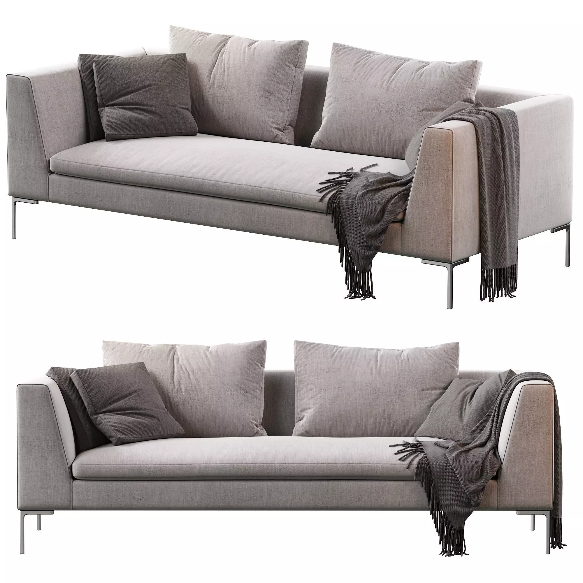 Sofa Charles 3D model_0