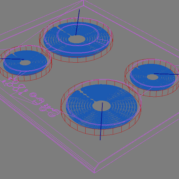 Electric cooker 2 3D model_2