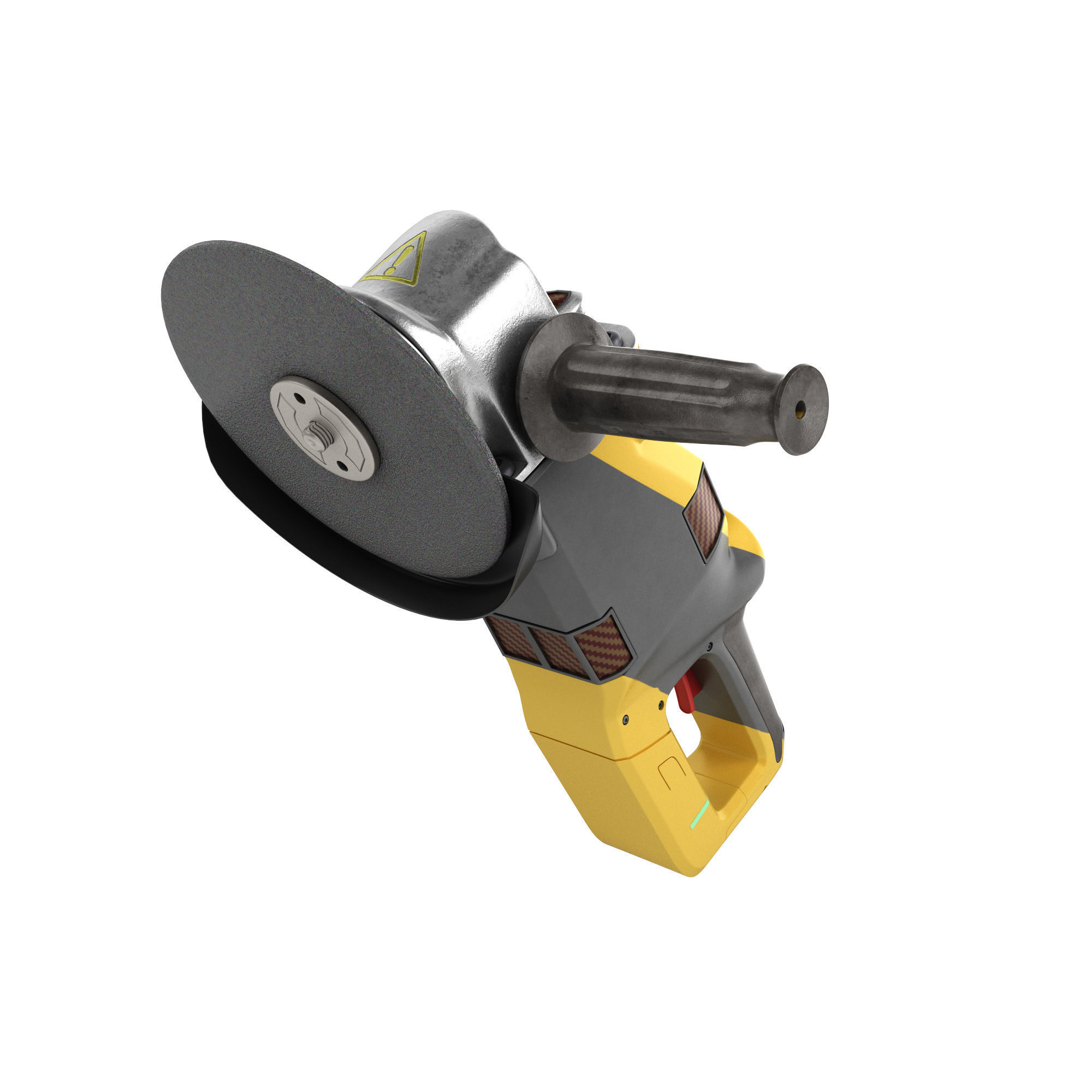 set of modern portable power tools Drill grinder and jigsaw Low-poly 3D model_13