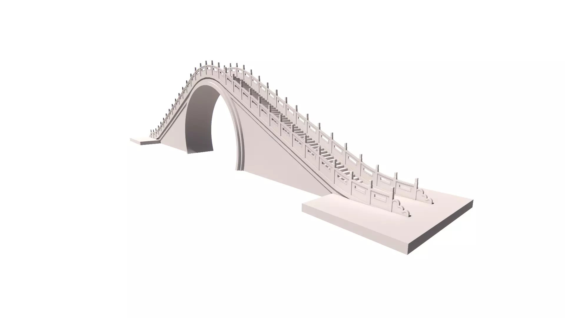 Moon Bridge 3D model_0