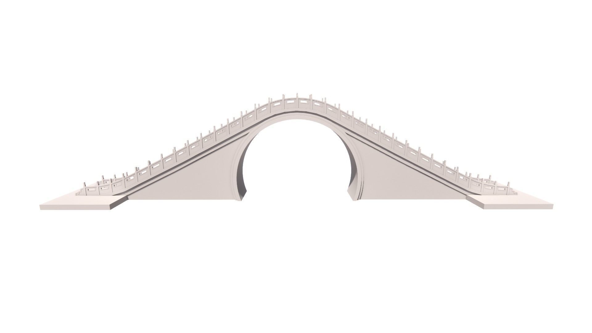 Moon Bridge 3D model_1