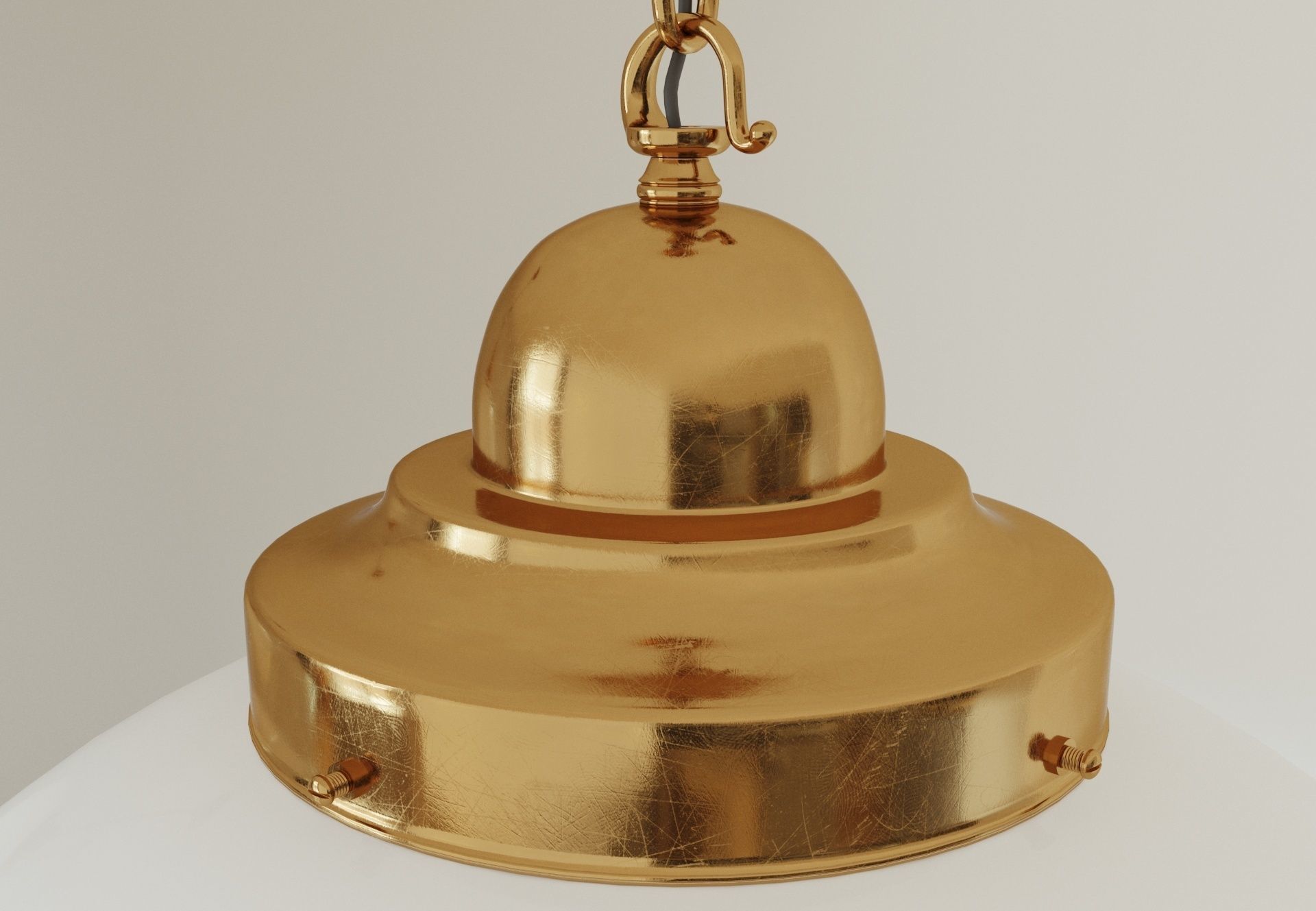 Globe Light Lamp 3D model_7