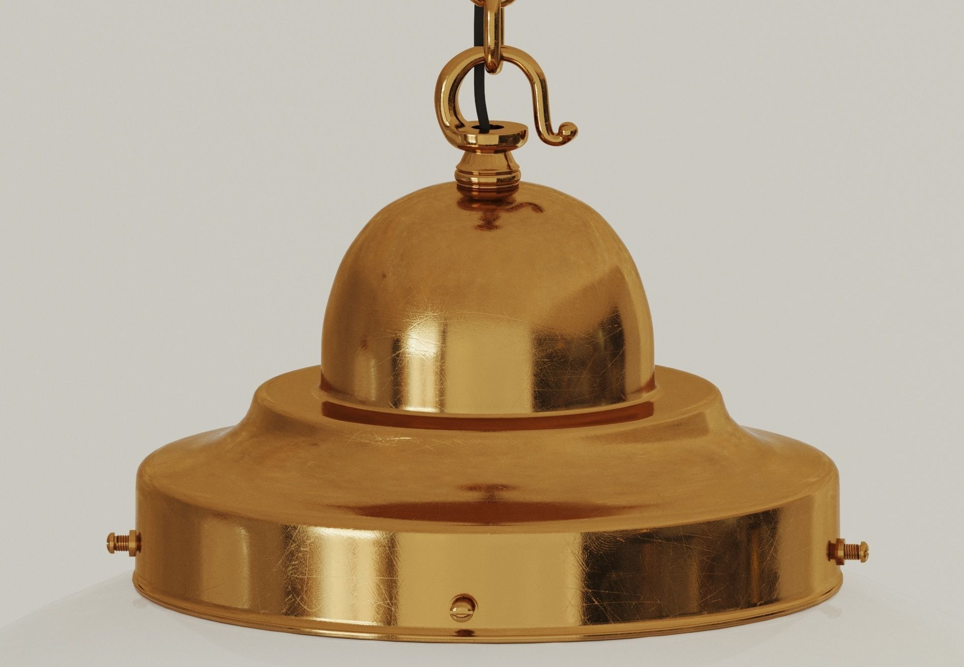 Globe Light Lamp 3D model_4