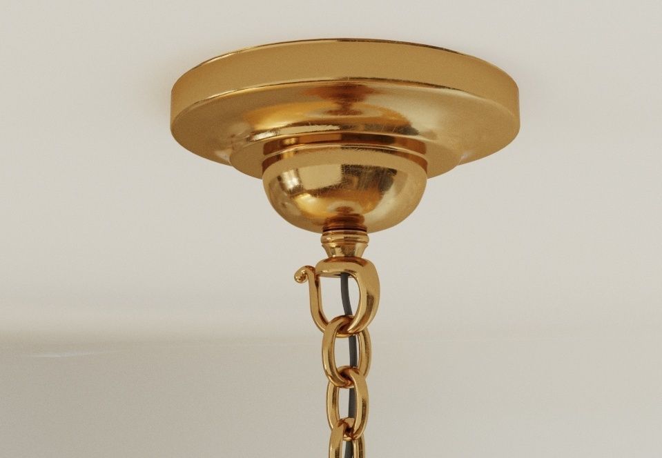 Globe Light Lamp 3D model_8