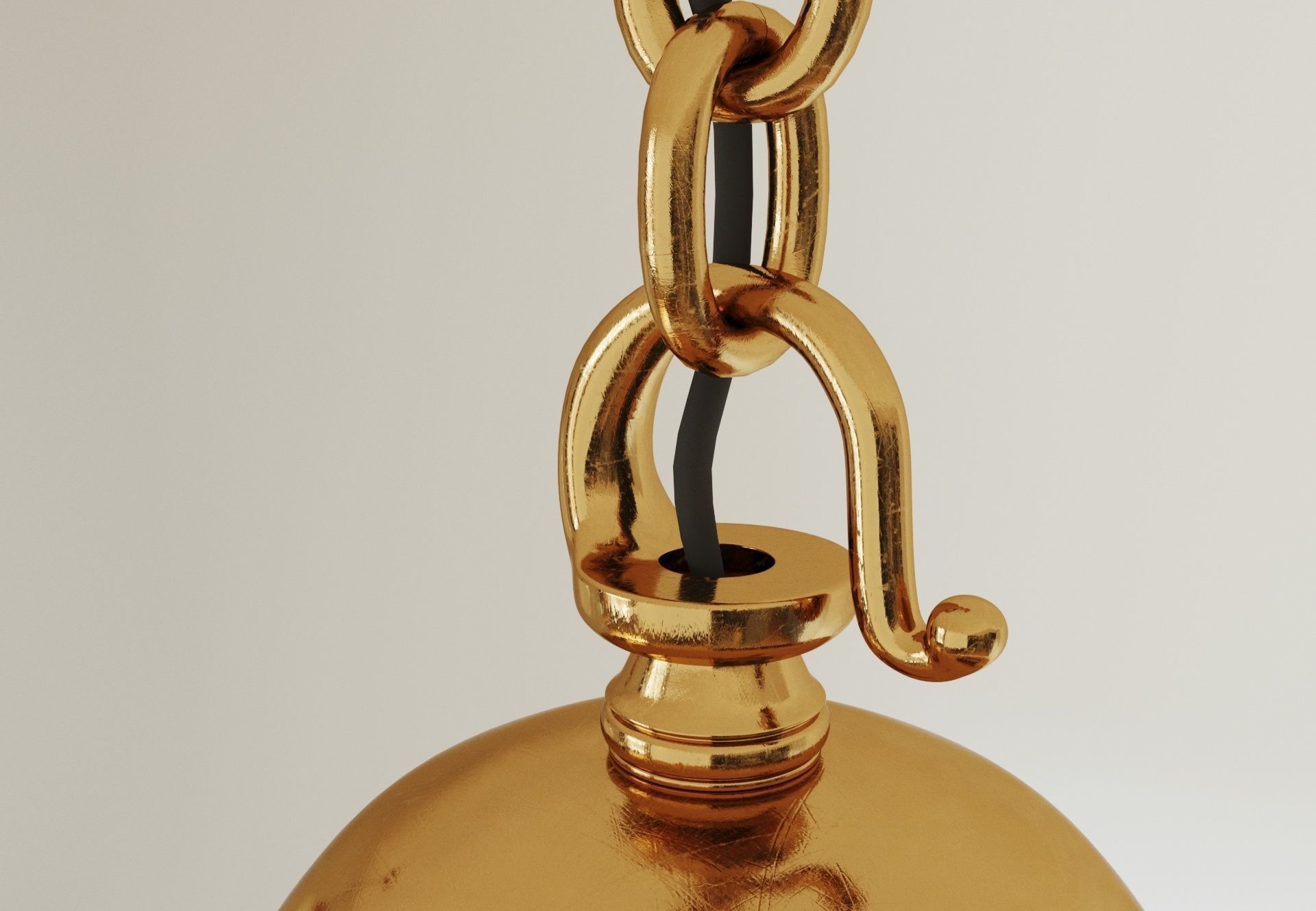 Globe Light Lamp 3D model_6