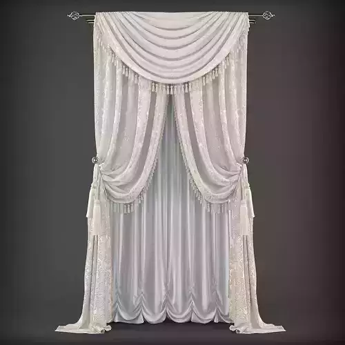 Curtains curtain with tassels