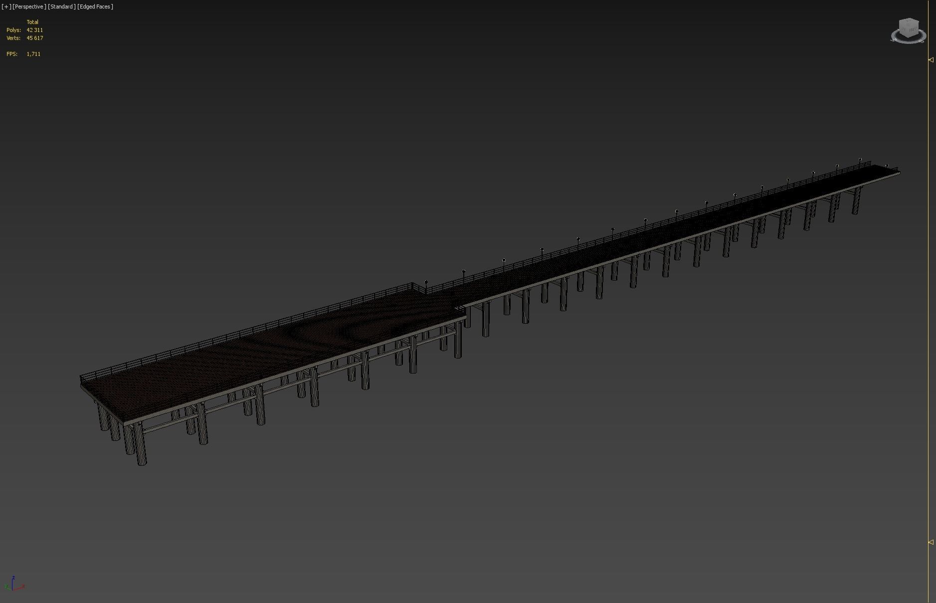 pier bridge 3D model_3