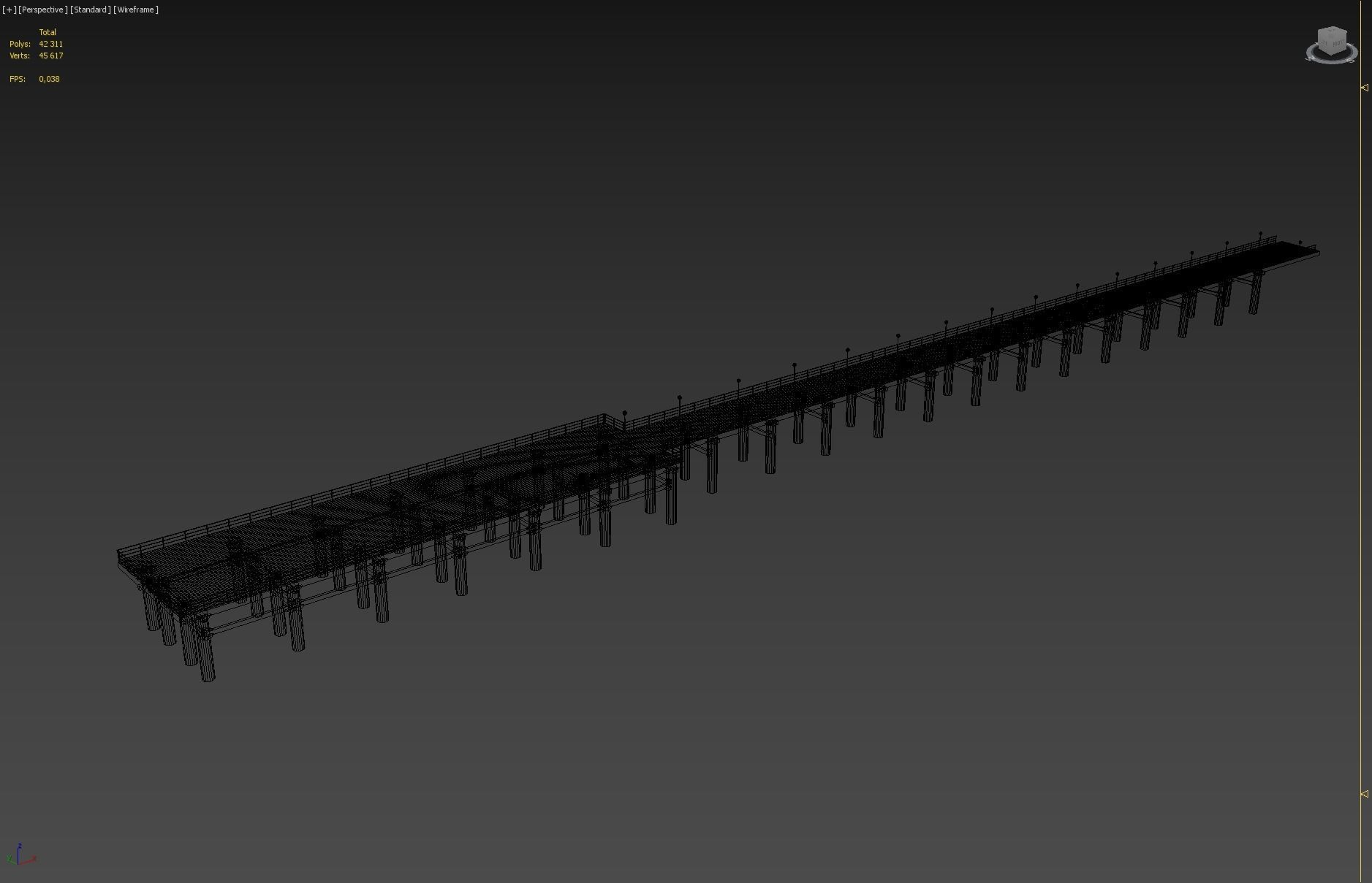 pier bridge 3D model_4