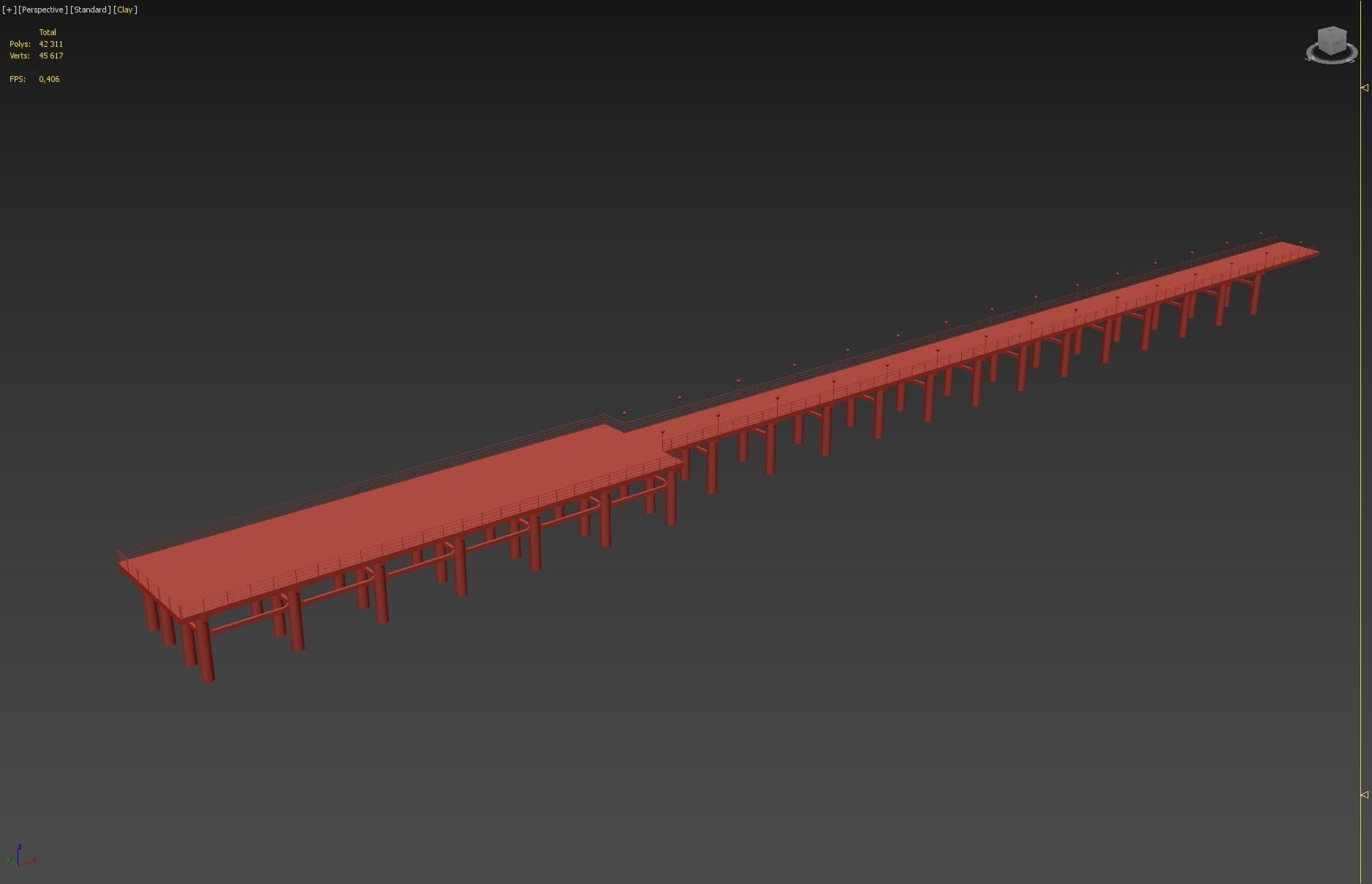 pier bridge 3D model_5