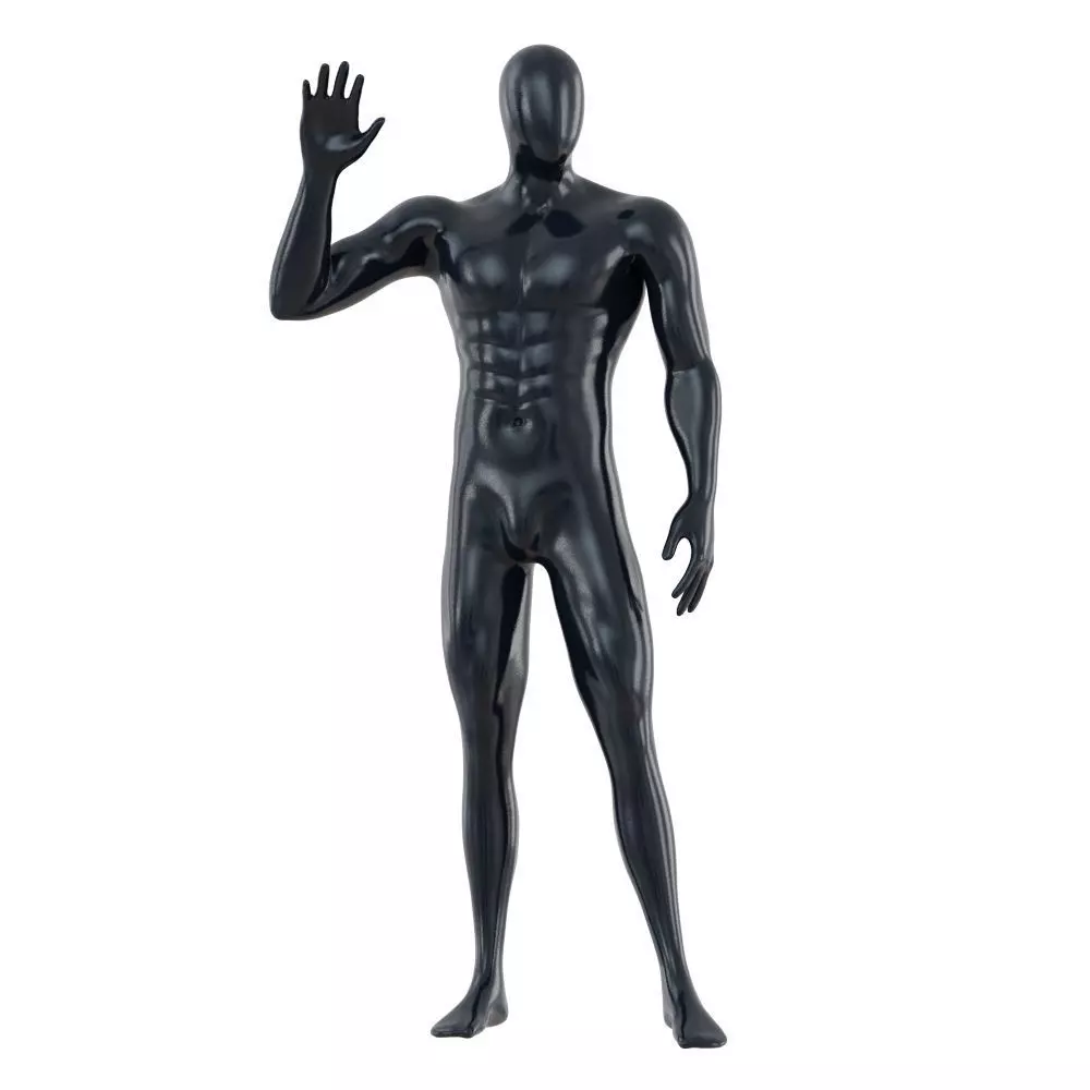 Abstract male mannequin hello 120 3D model_0