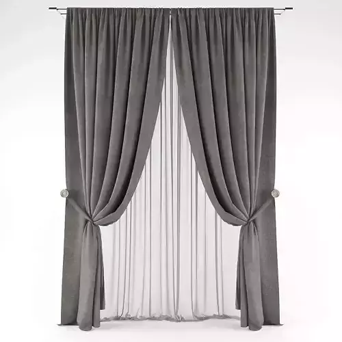 Curtains curtain with sheers