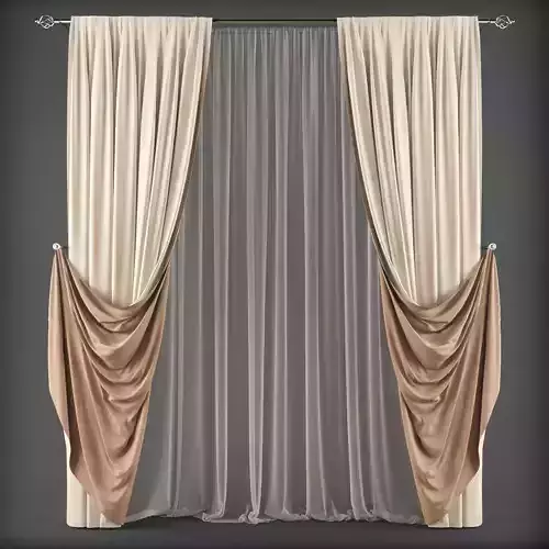 Curtains curtain with drapes