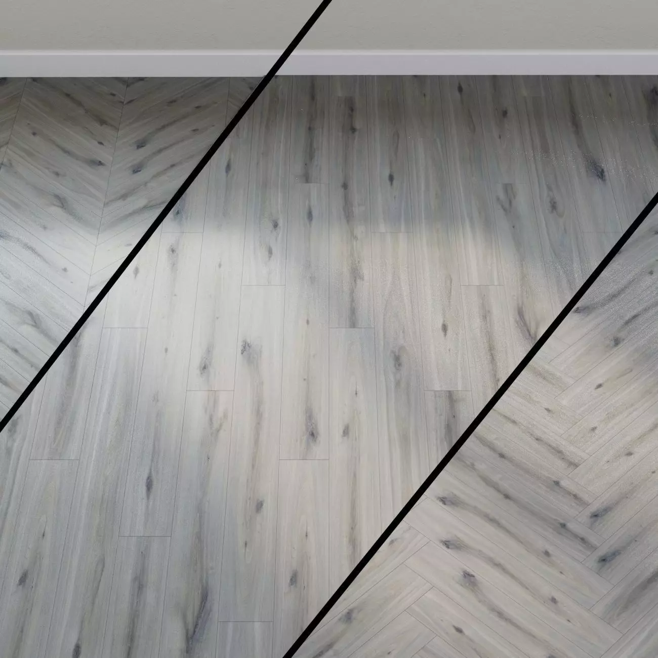 Ter Hurne Laminate - Gray Autumn Oak 1101021691 H10 1964 3D model