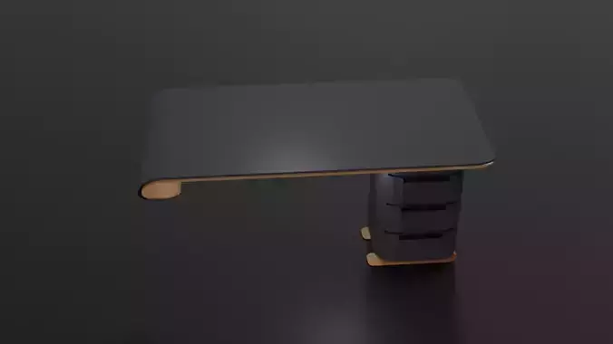 Simple modern desk