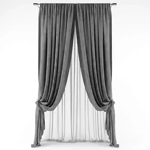 Curtains curtain with sheers